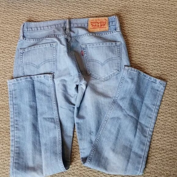 Levi's 511 Jeans Straight Leg Denim Light Blue Men's 30 x 30 - Picture 5 of 14